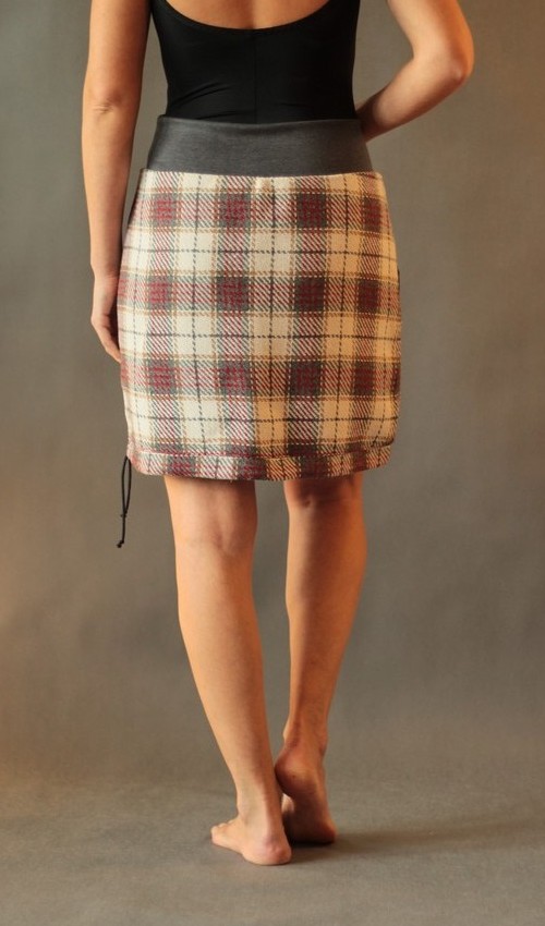 LaJuPe dámské zimní sukně polyester_viskóza_s_podšívkou_červená_krémová_áčková_1kapsa_tunýlek_šedá_šedá_kytka_polokvět