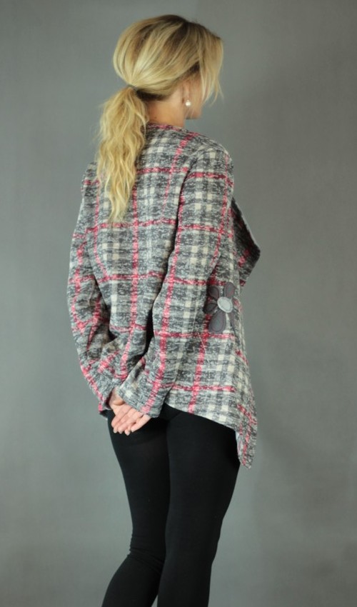 019_LaJuPe cardigany viskóza bez_podšívky_šedá_vínová_áčkový_bez_kapes_šedá_kytka_kytka LaJuPe cardigany viskóza bez_podšívky_šedá_vínová_áčkový_bez_kapes_šedá_kytka_kytka