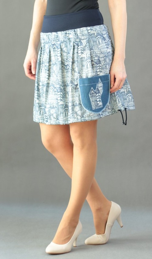 0422_P_šikmo_bavlna_elastan_bez_podšívky_modrá_bílá_skládaná_1kapsa_tunýlek_modrá_modrá_hrad_hrad