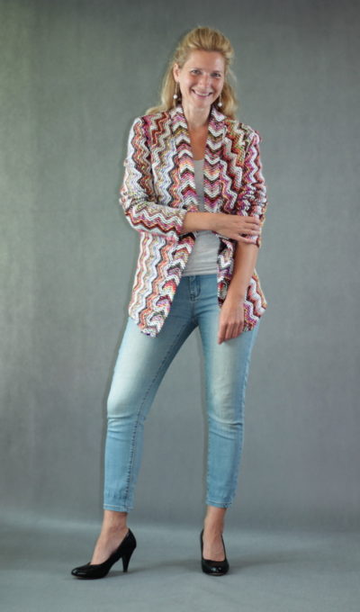 LaJuPe růžový kardigan