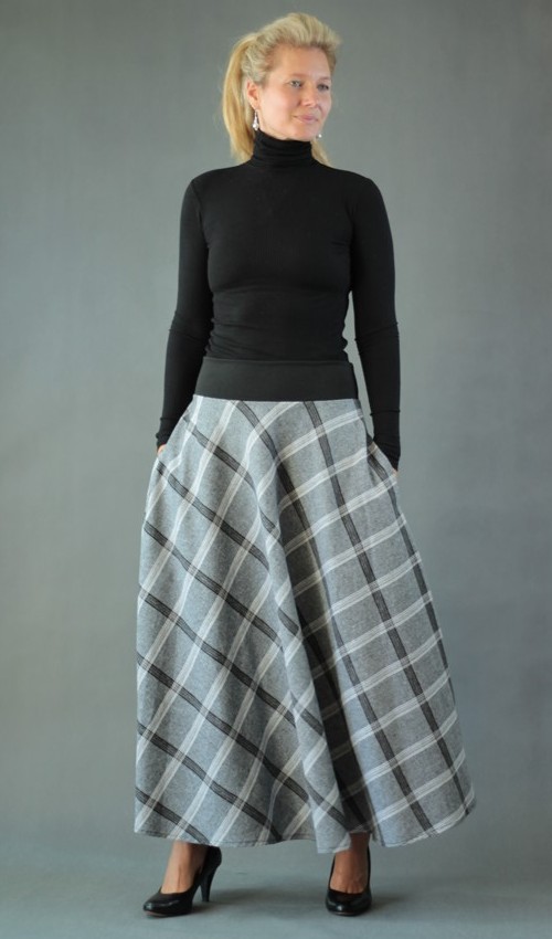 0551_P_zepredu_viskóza_len_bez_podšívky_šedá_černá_kolová_2kapsy_hladké_černá_černobílá_káro_velké